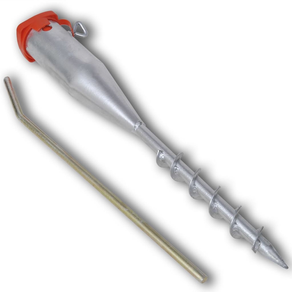 Vidaxl Parasol Foot 55 cm verzinkter Stahl