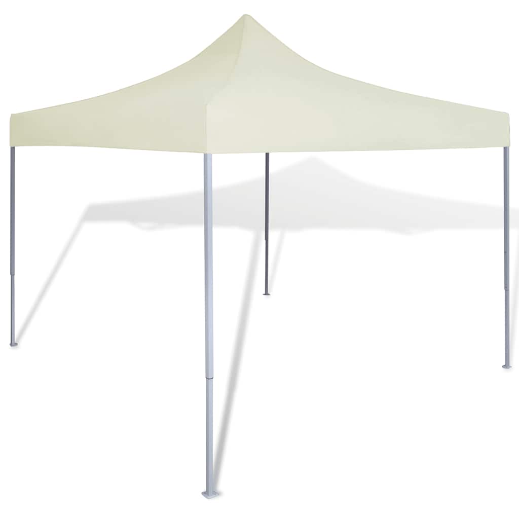 Bidaxl festtent vikbar 3x3 m kräm