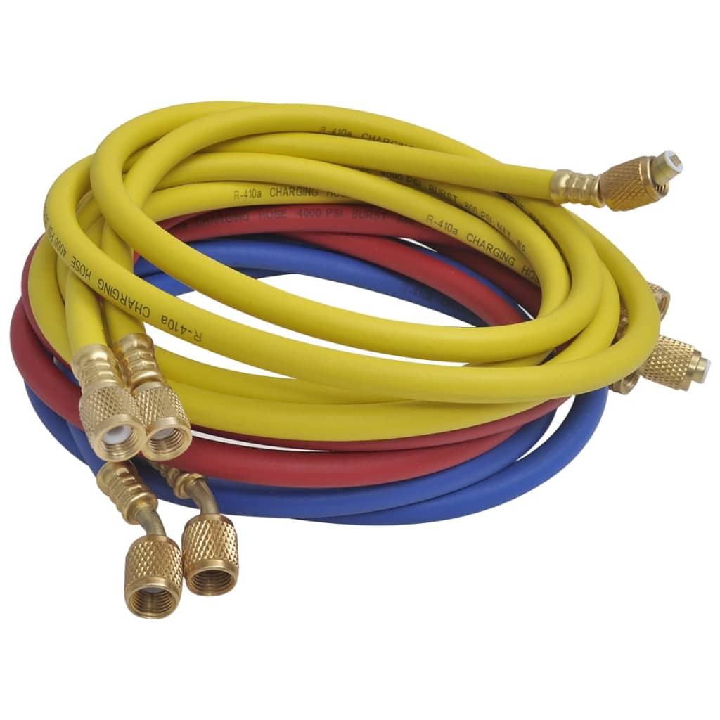 Vidaxl 4-Way Pressure Gauge Set in Storage Case