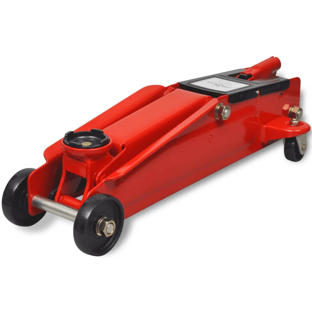 Vidaxl Hydraulic reasons Low profile 3 tons red