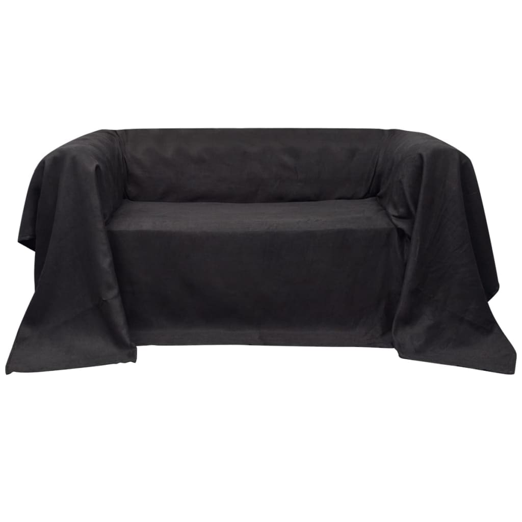 Vidaxl sofa cover 140x210 cm microsuede anthracite