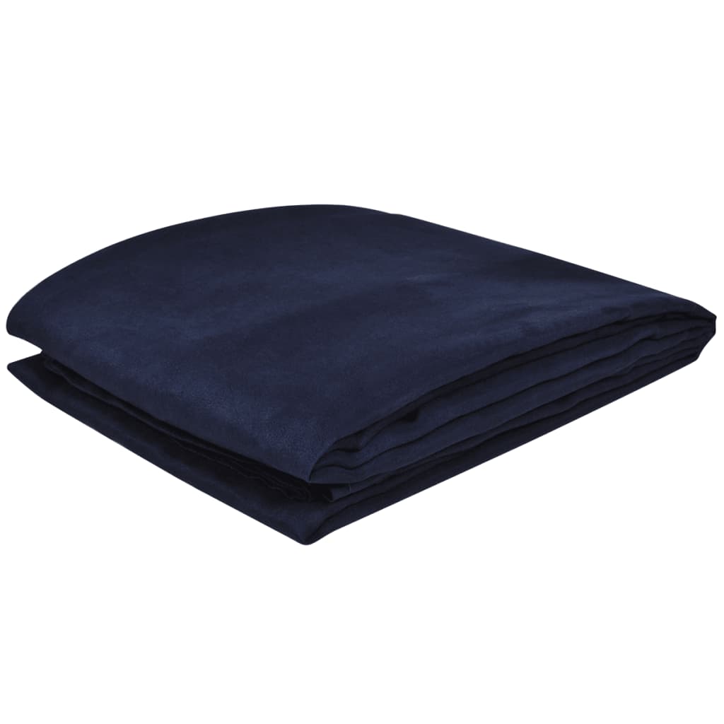 Vidaxx sofa cover microsuede navy blue 270 x 350 cm