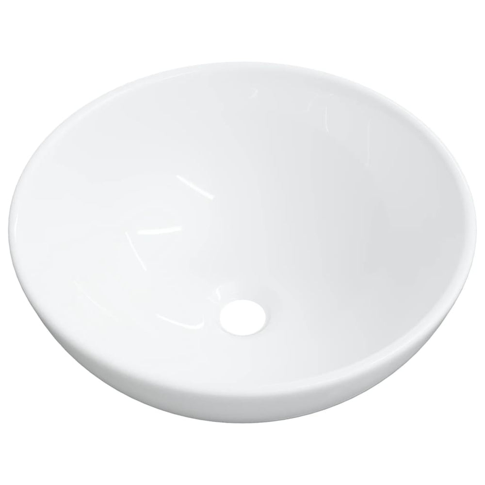 Vidaxl washbasin white 28x28x10 cm ceramic