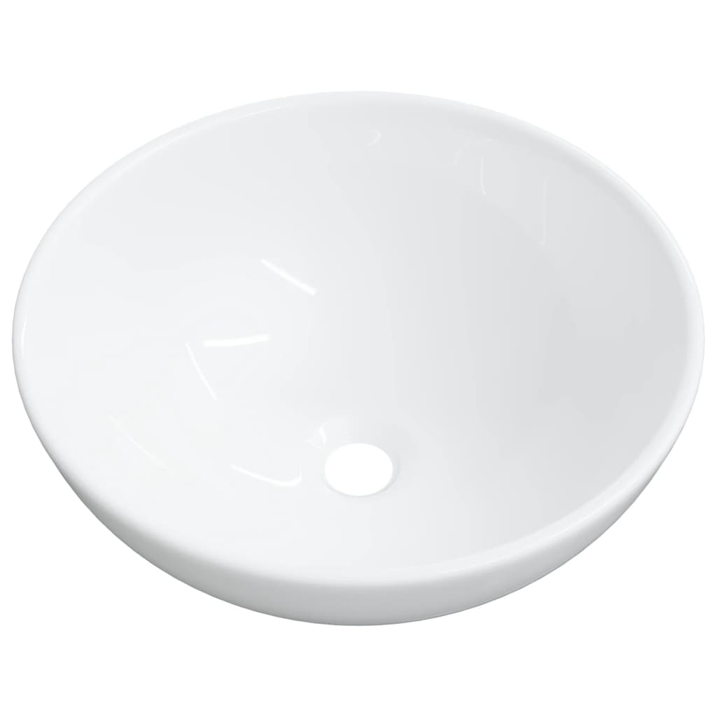 Vidaxl washbasin white 28x28x10 cm ceramic