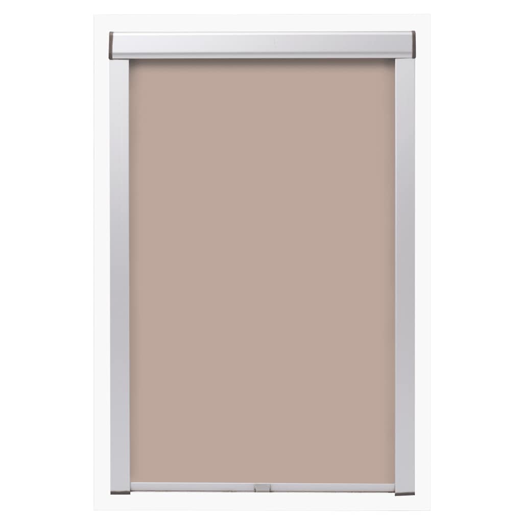 Vidaxl roller blind blackout beige p06 406