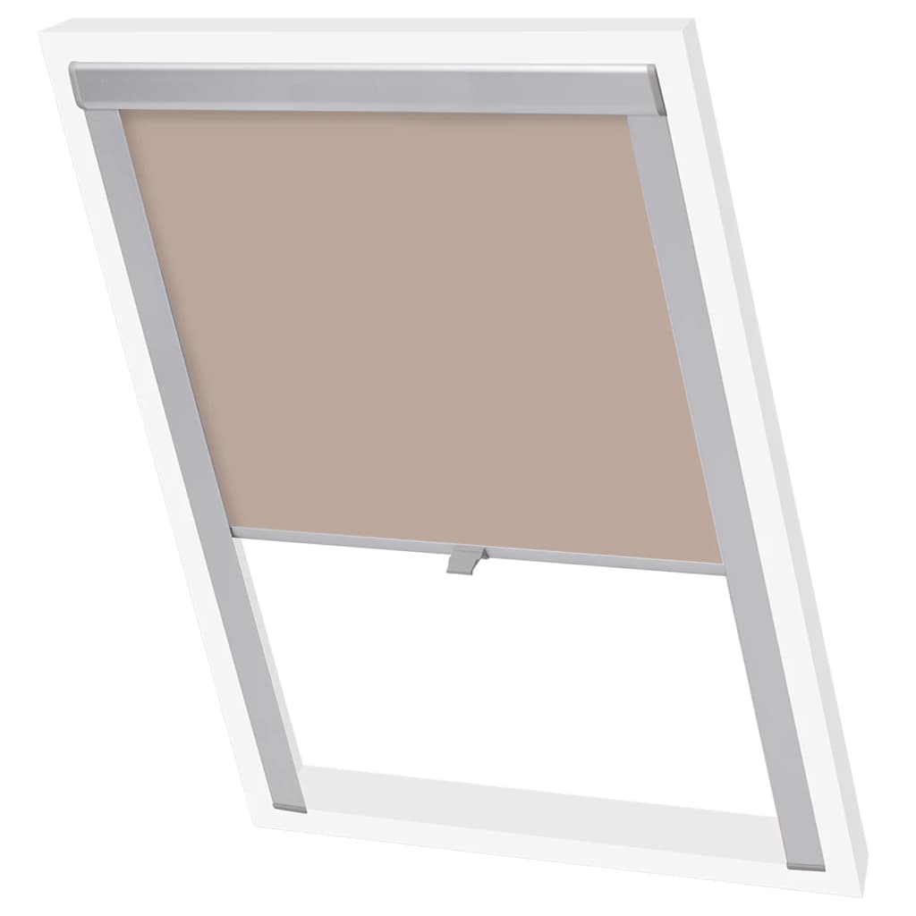 Vidaxl roller blind blackout beige u08 808