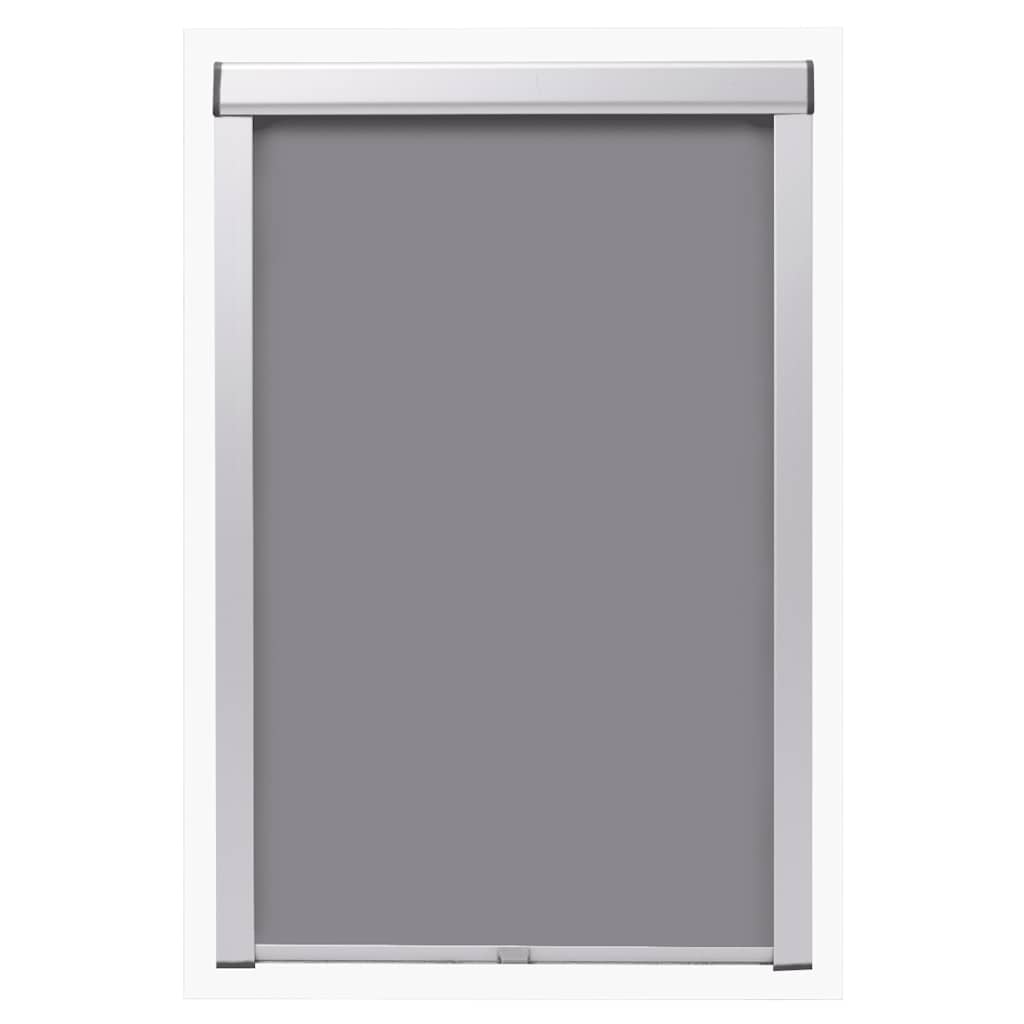 Vidaxl roller blind blackout gray m06 306