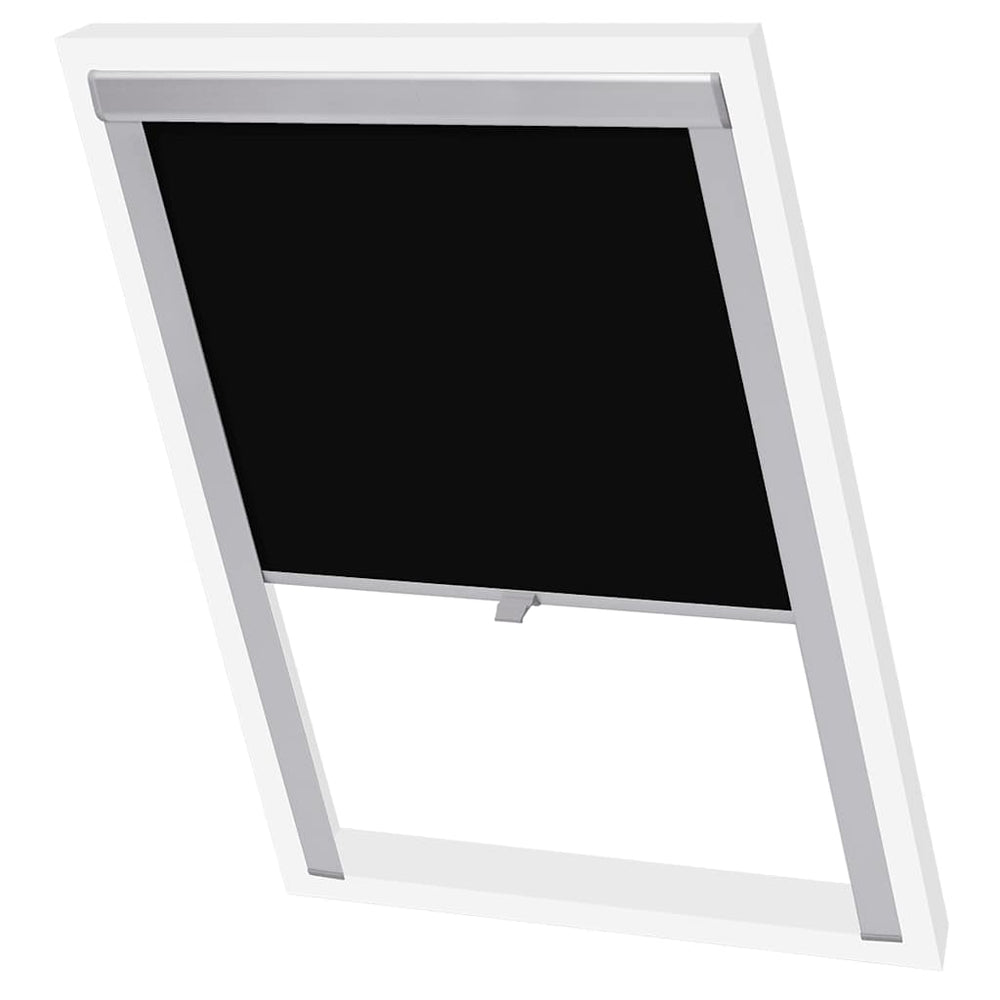 Vidaxl roller blind blackout black 102