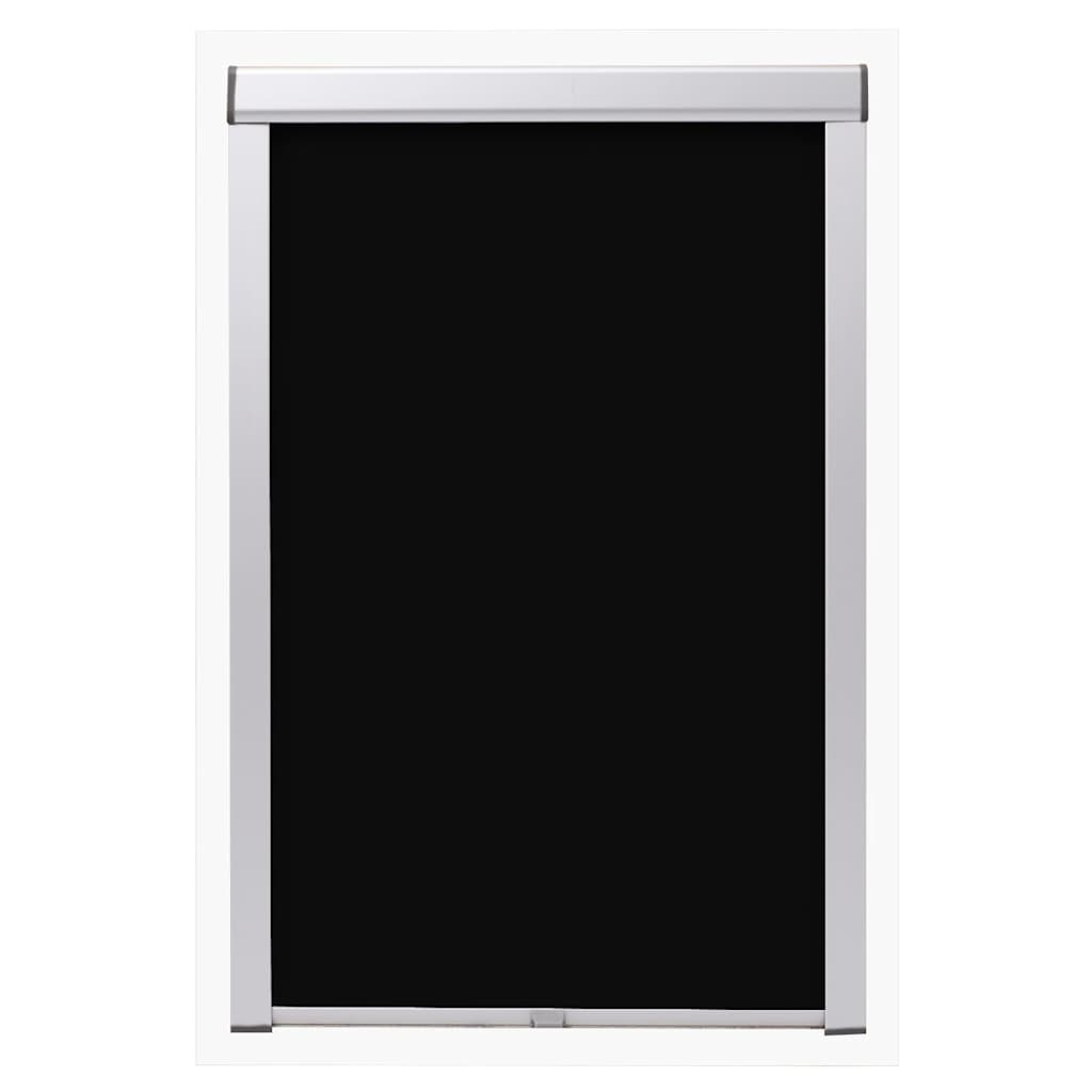 Vidaxl Roller Blind Damming Black S06 606