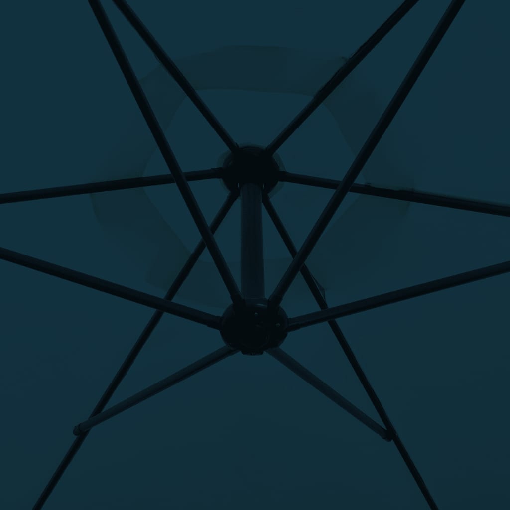 Vidaxl flytande parasol 3 m blå