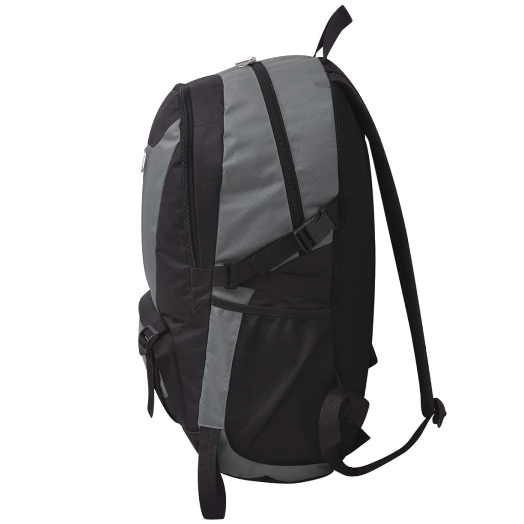 Mochila Vidaxl para caminhada 40 l preto e cinza
