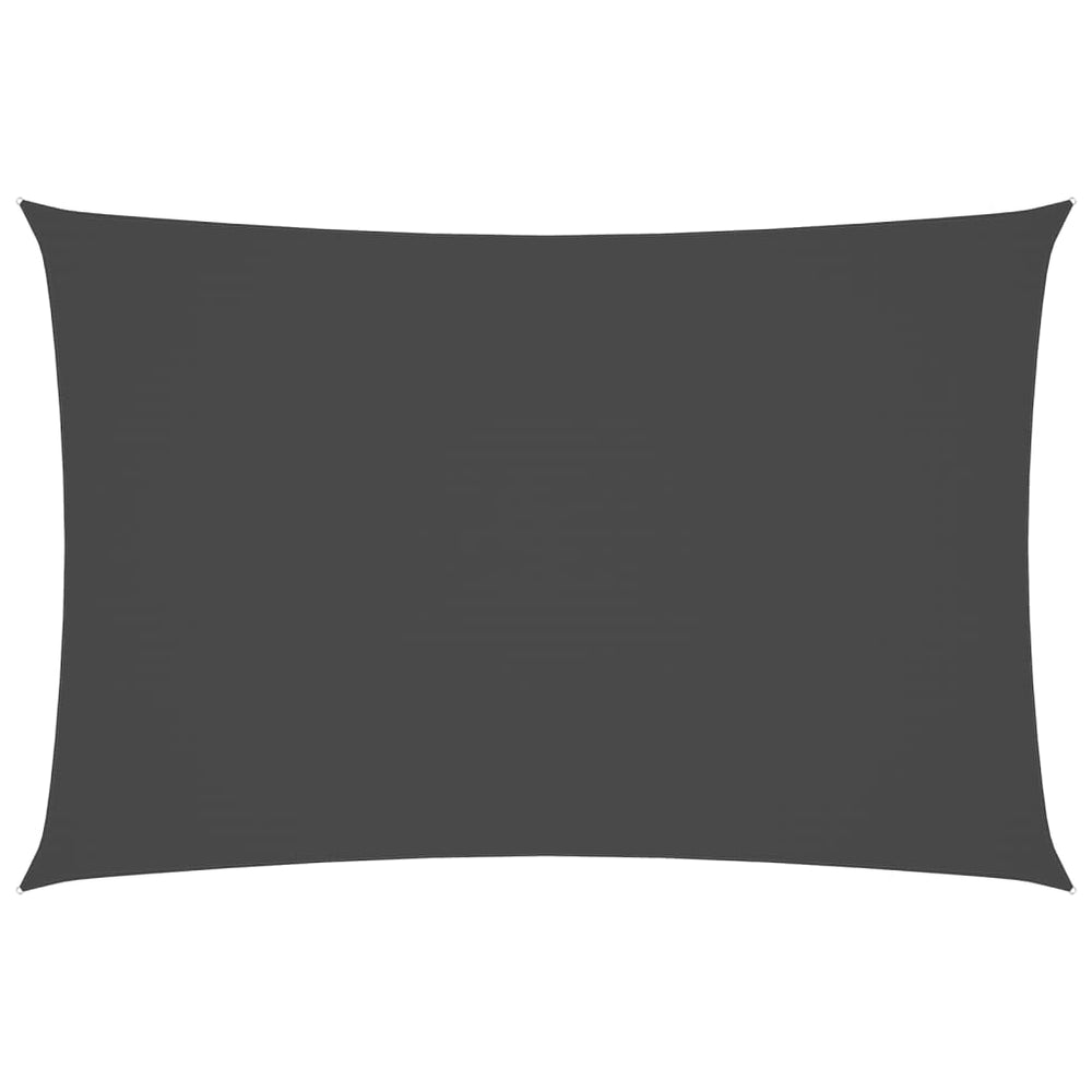 Vidaxl zonnescherm rechthoekig 2x4 m oxford stof antracietkleurig