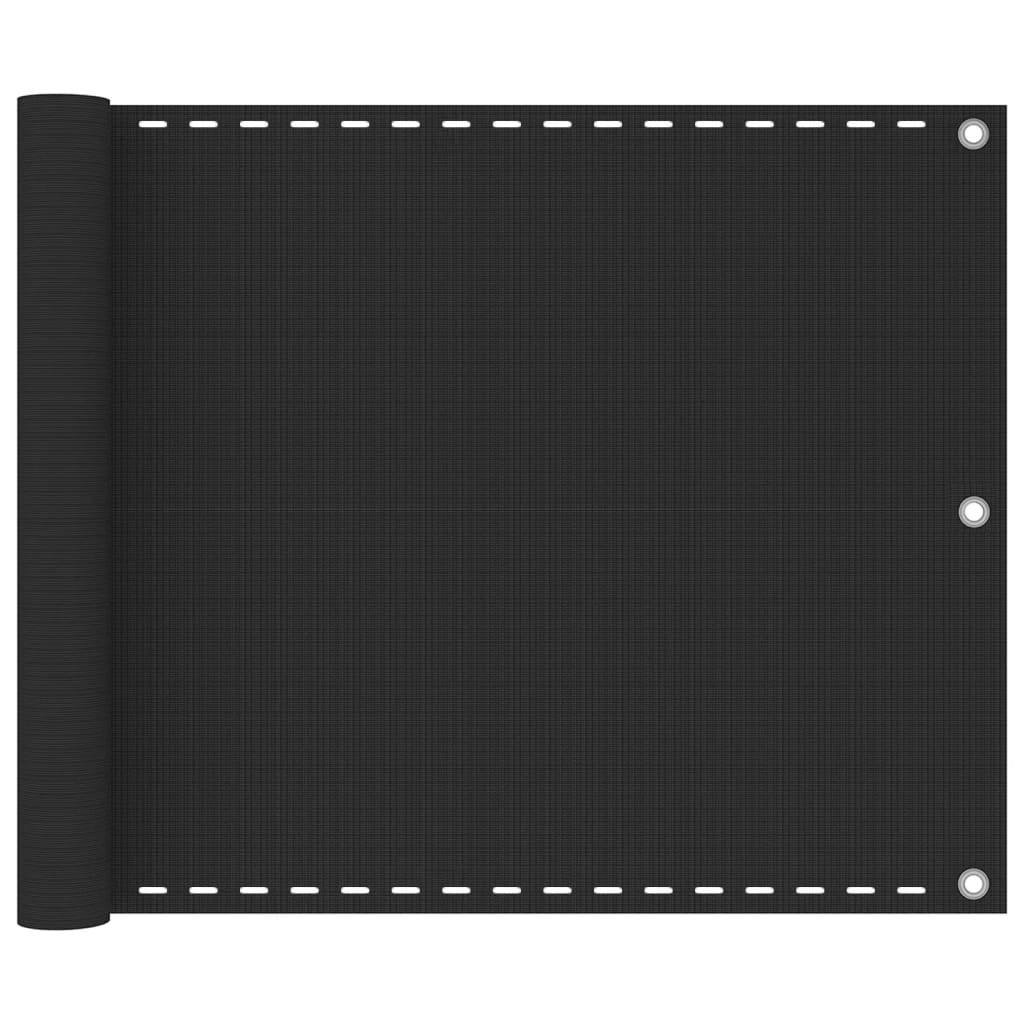 Vidaxl Balkon Bildschirm HDPE 75x600 cm Anthrazit