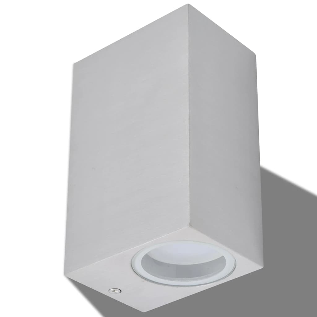 VidaXL LED Outdoor Wall Lights 2 pcs Square Up-Down