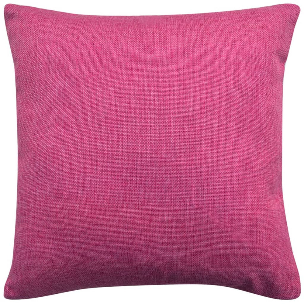Vidaxl cushion covers set of 4, linen look, pink, 40x40 cm