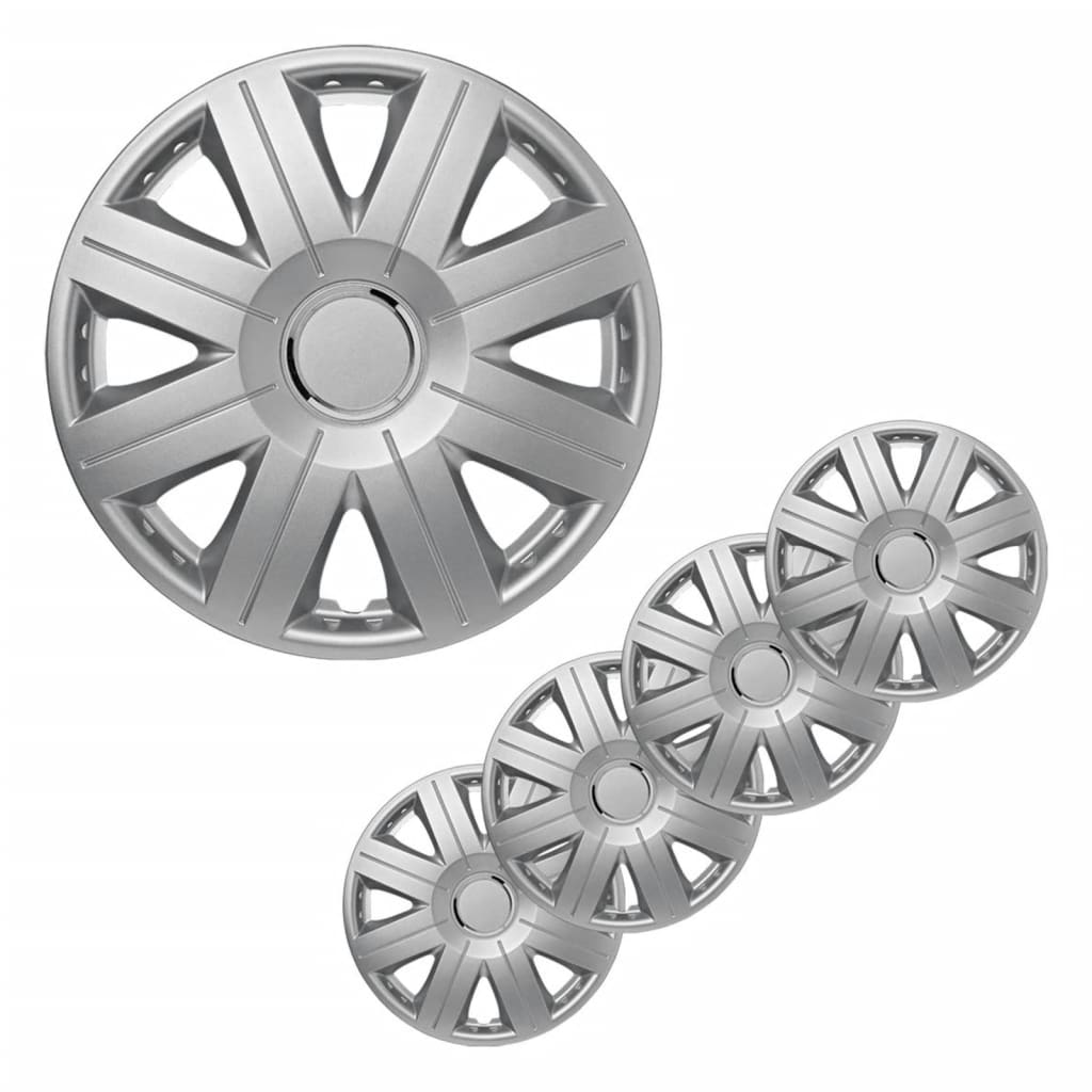 Proplus Hubcaps 4 St Cosmos 13 '' Sëlwer faarweg