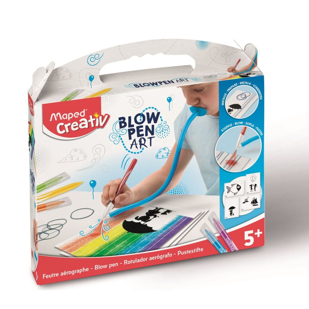 Maped Maped Blowart Pen + 18 Felt-Tip Pens