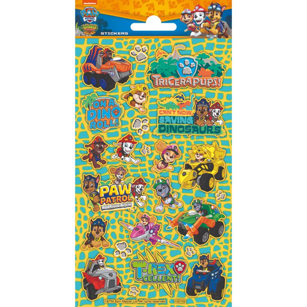 Totum sticker sheet paw patrol