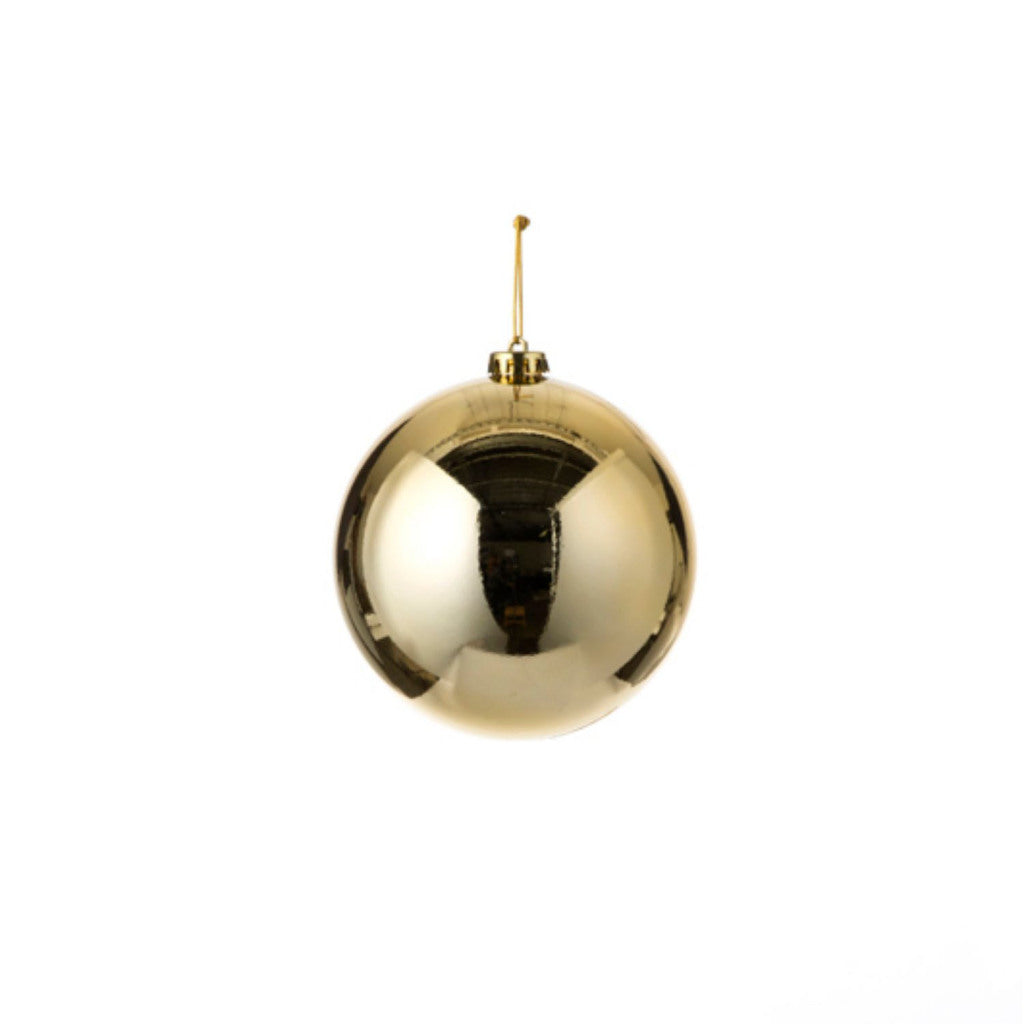 House of Seasons Ball de Noël Gold Plastic D15 cm