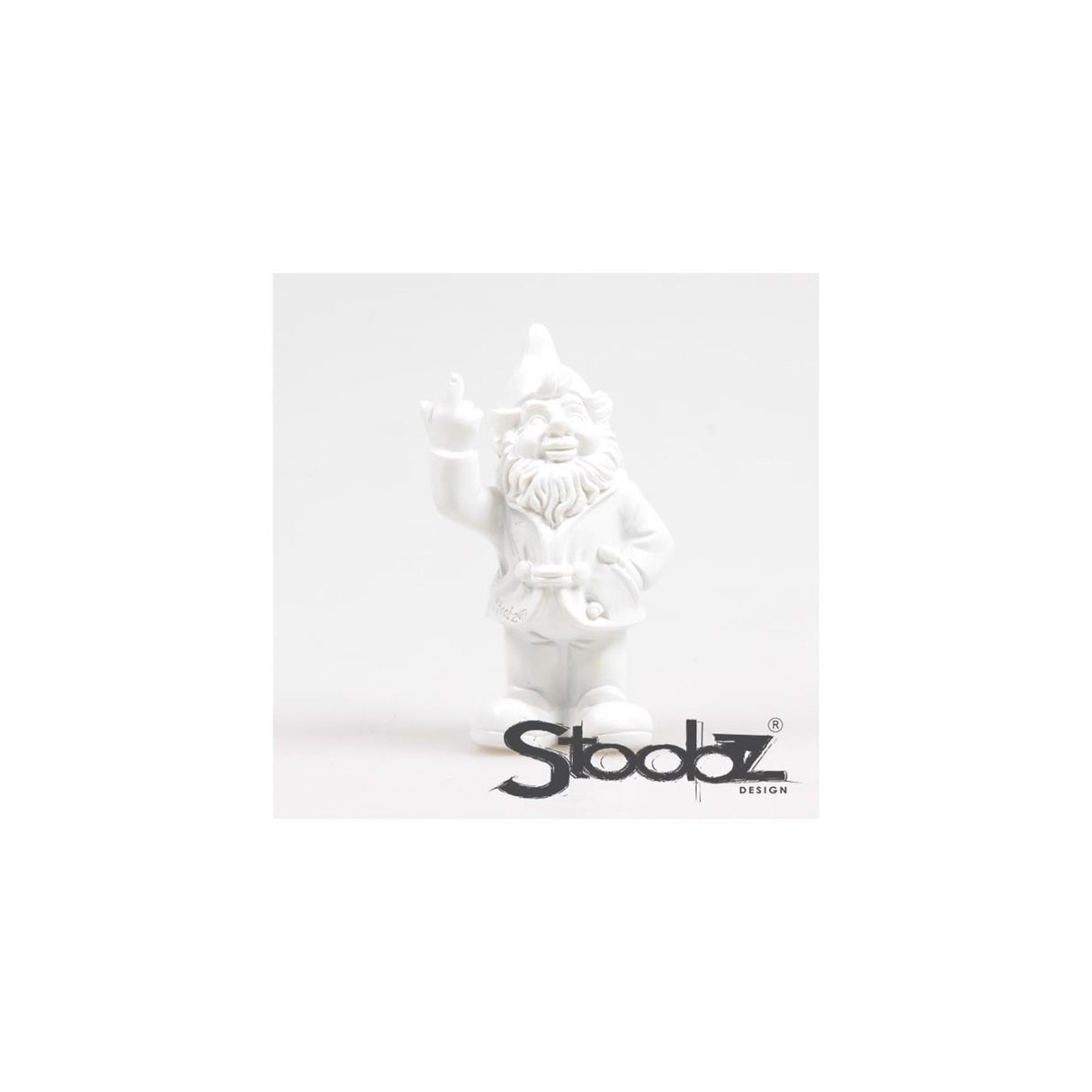 Stoobz дизайн stoobz gnome f*ck you white 10cm