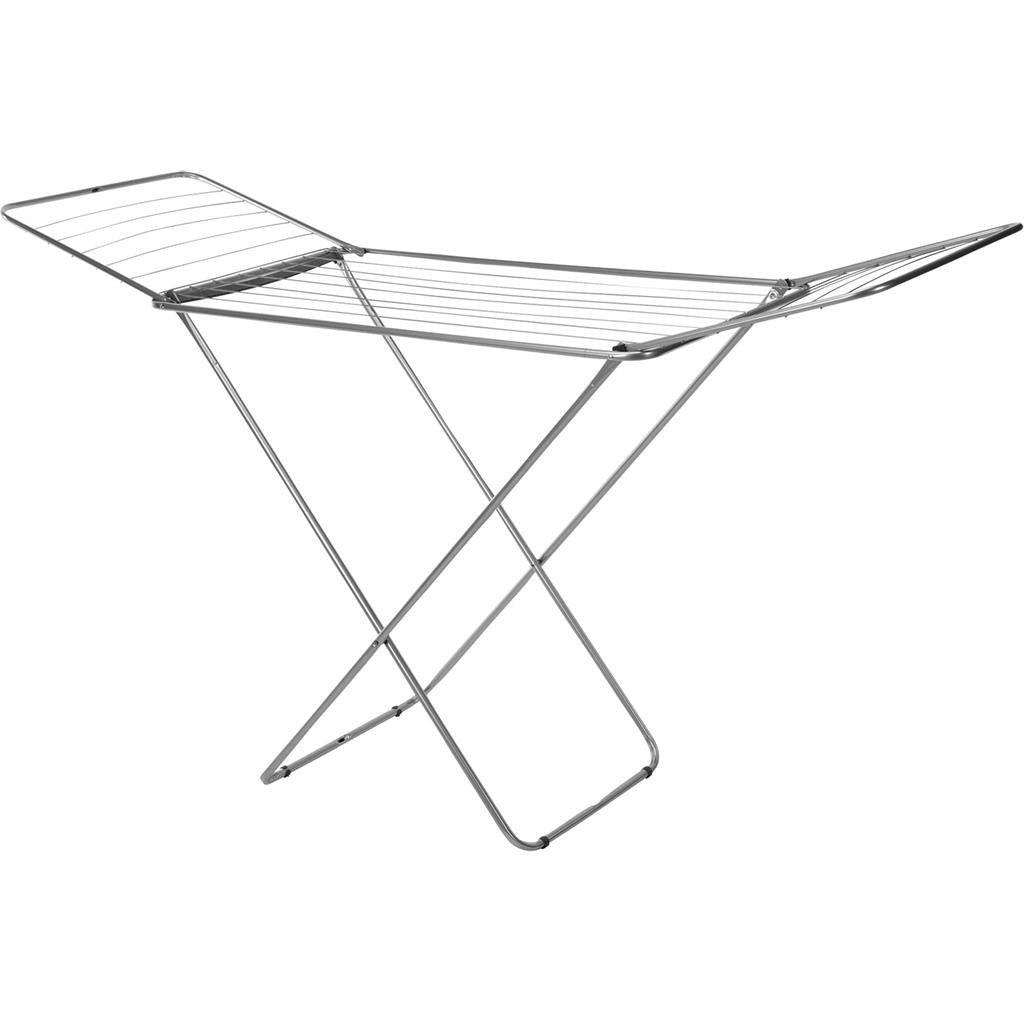 Basic folding metal wing drying rack 18 m