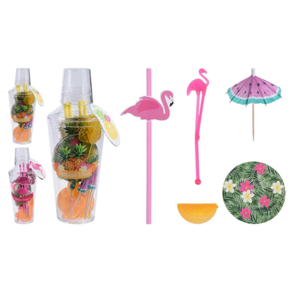Miscellaneous cocktail party set 31-piece, 2 assorted