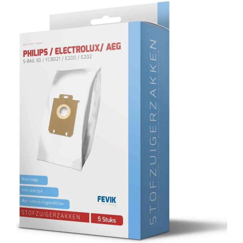 Fevik Bolsas de aspiradora Philips AEG Sbag 5 piezas