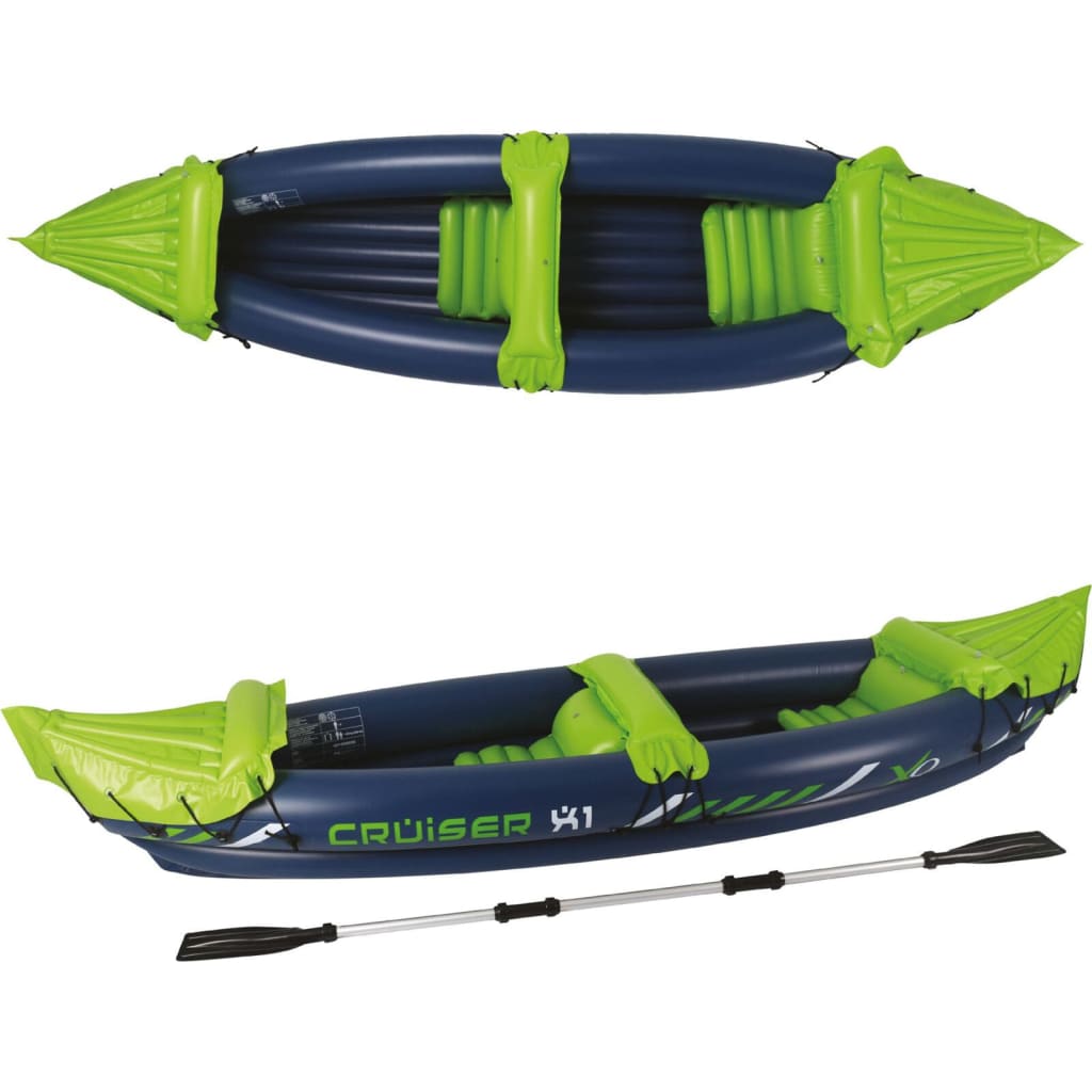 XQ Max Kayak Cruiser x1 325x81x53 cm azul y verde