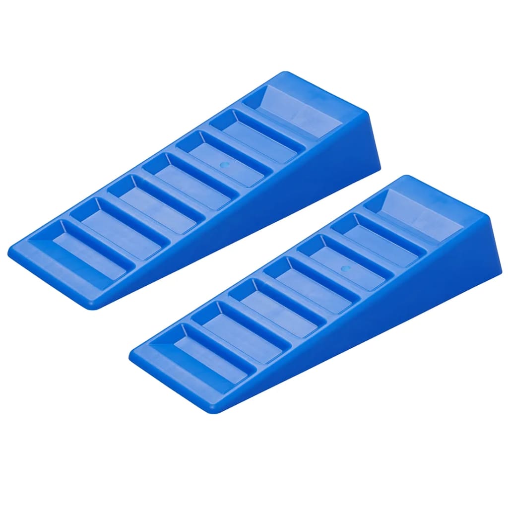 ProPlus 2-piece Caravan leveling set 75 mm plastic blue