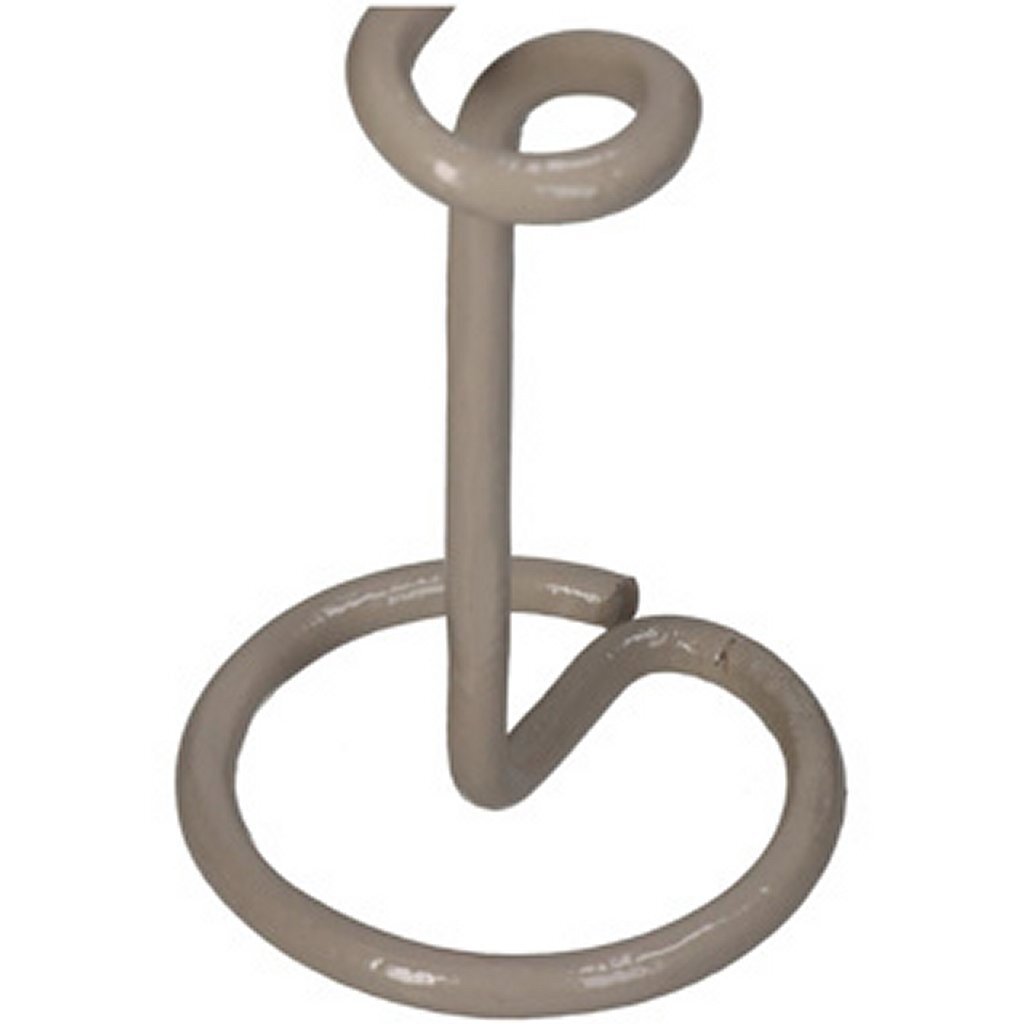 No brand Christmas candlestick metal beige 8x8x40 cm