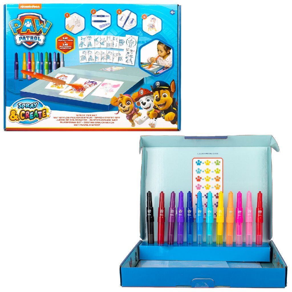 Paw Patrol Blaaspennen Set Deluxe