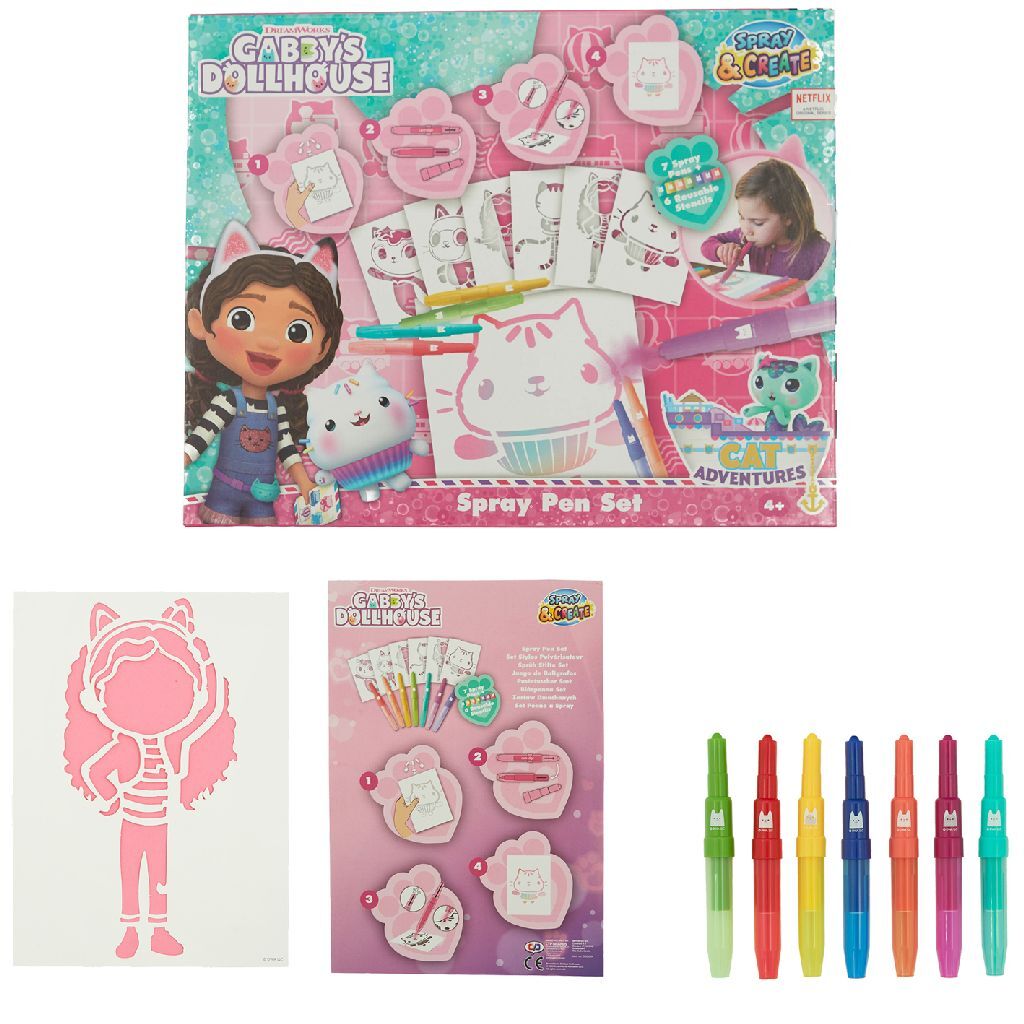 Canenco Gabby's Dollhouse Blow Pen Set