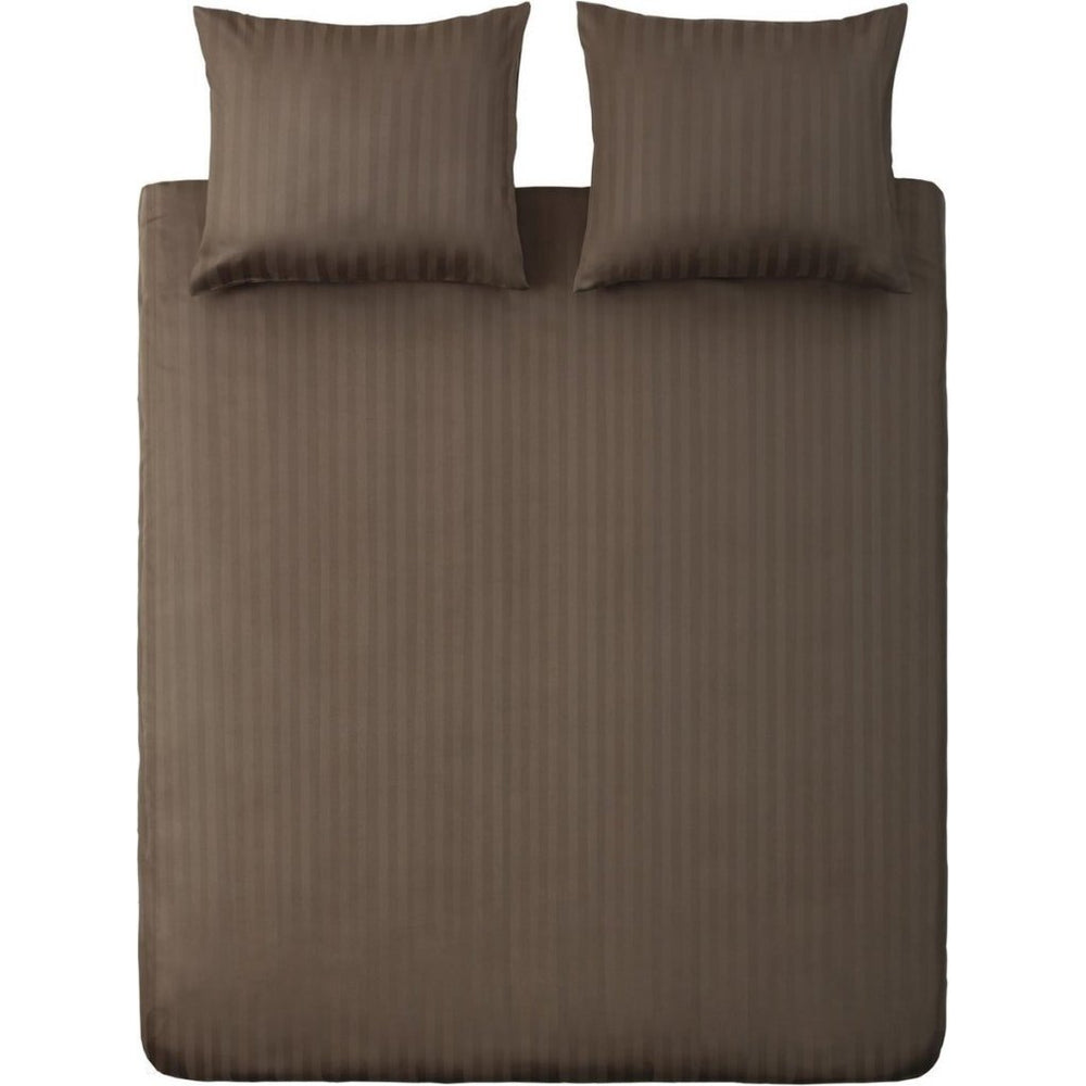 Dieci Coperoncini di copertura del piumino singolo in raso di cotone Cate 140x200 220 cm grigio chiaro