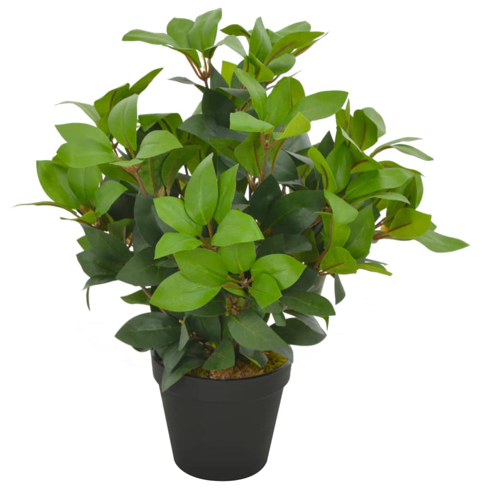 Vidaxl artificial plant with pot laurel tree 40 cm green