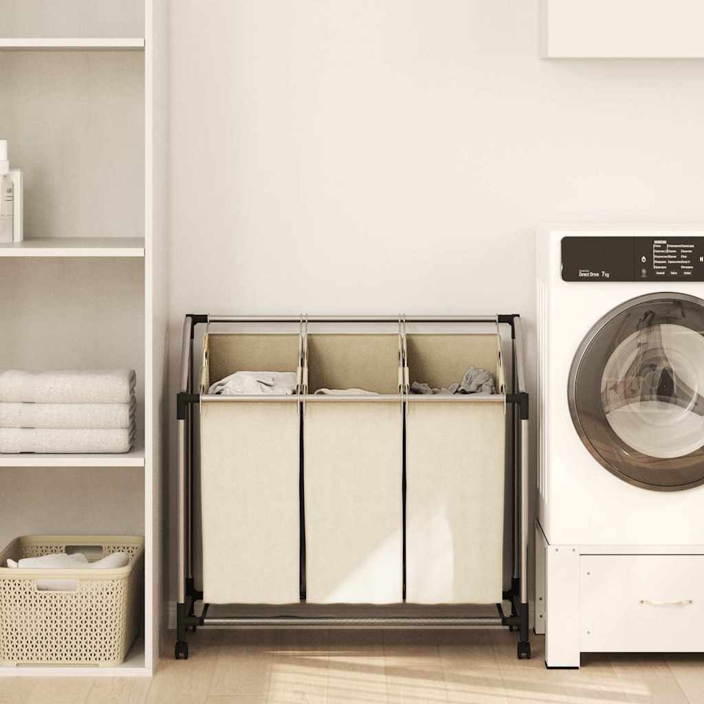 Vidaxl Wass Sourter con 3 Basks de acero