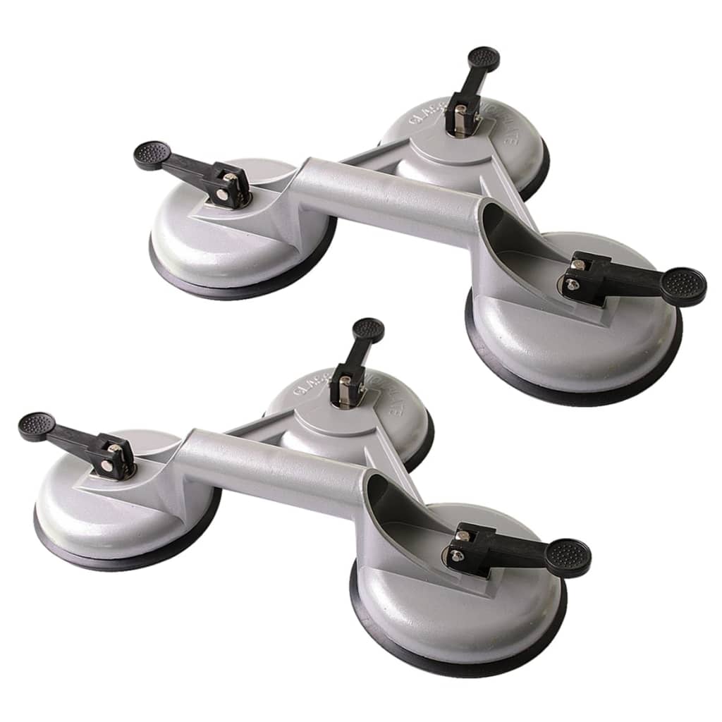 ProPlus Vacuum Lifters with 3 Suction Cups 2 pcs Aluminum