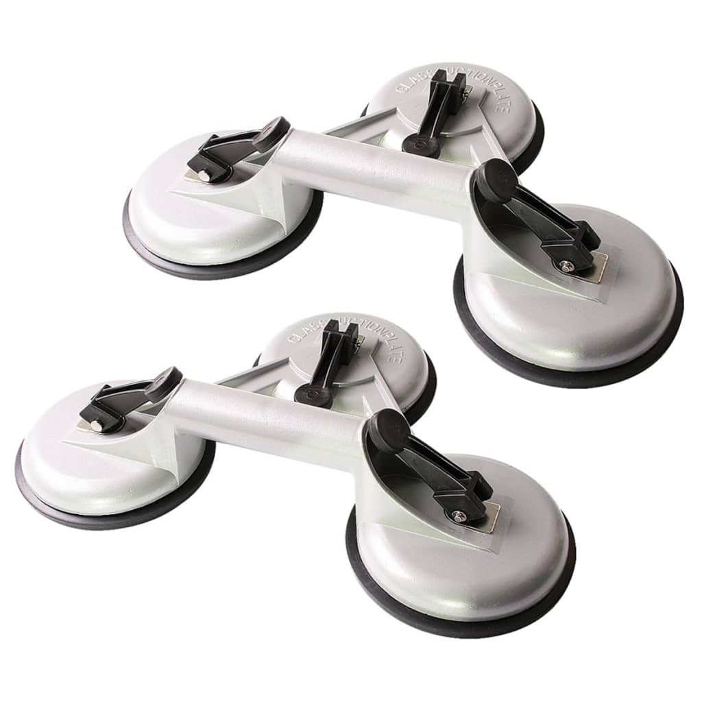 ProPlus Vacuum Lifters with 3 Suction Cups 2 pcs Aluminum