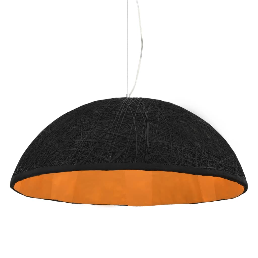 Vidaxl Hanging Lamp E27 Ø70 cm nero e oro