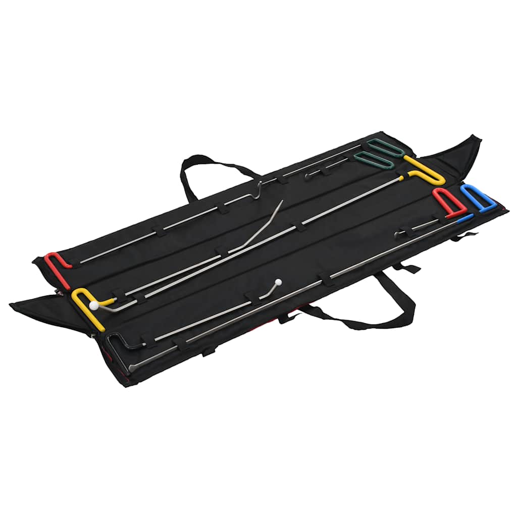 Vidaxl 8-Piece Paintless Dent Puller Kit Stainless Steel