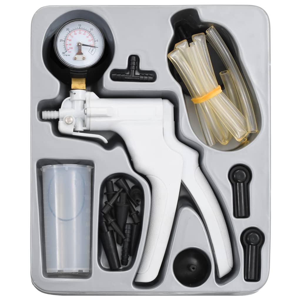 Vidaxl brake bleeding and vacuum pump set