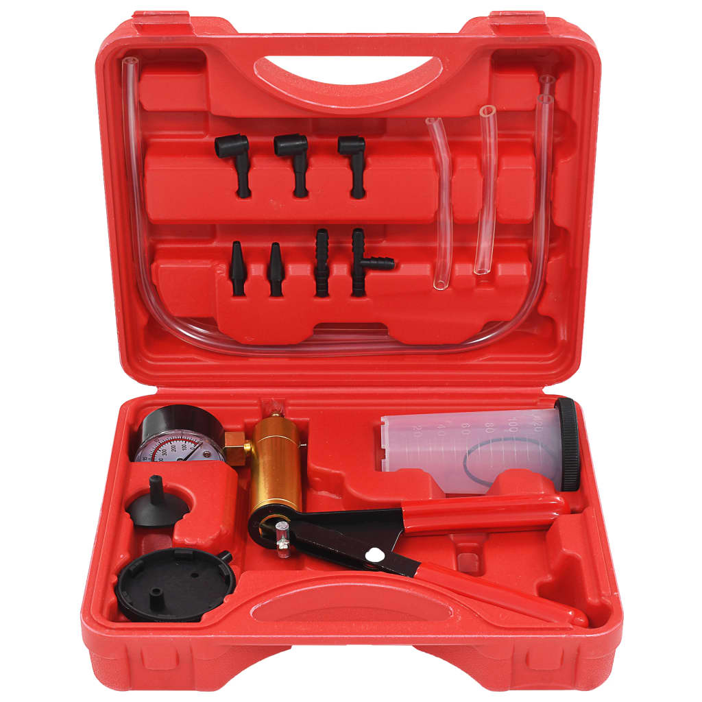 Vidaxl brake bleeding and vacuum pump set
