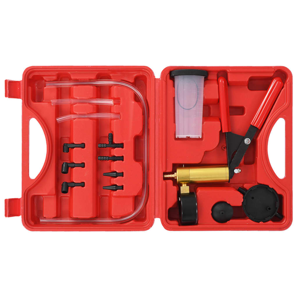 Vidaxl brake bleeding and vacuum pump set