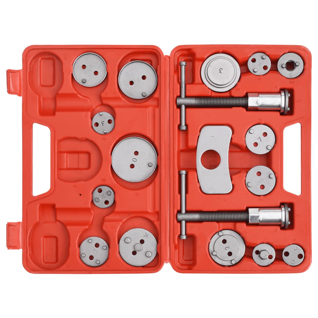 Vidaxl 18-piece brake piston reset tool set
