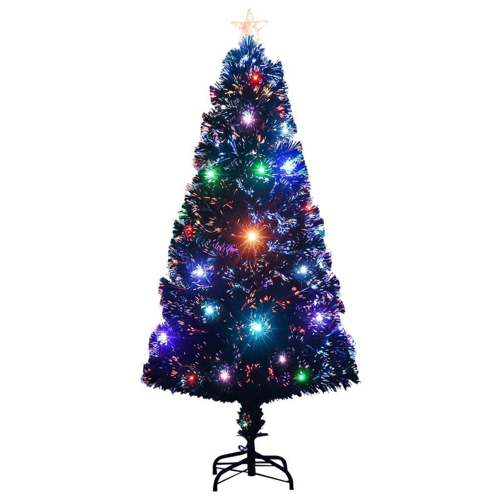 VidaXL Christmas tree with LED and stand 120 cm fiberglass