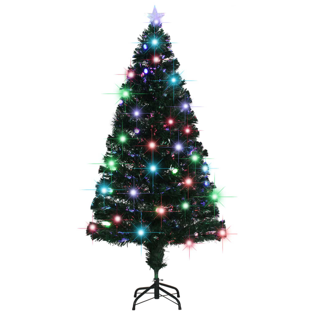 VidaXL Christmas tree with LED and stand 150 cm fiberglass