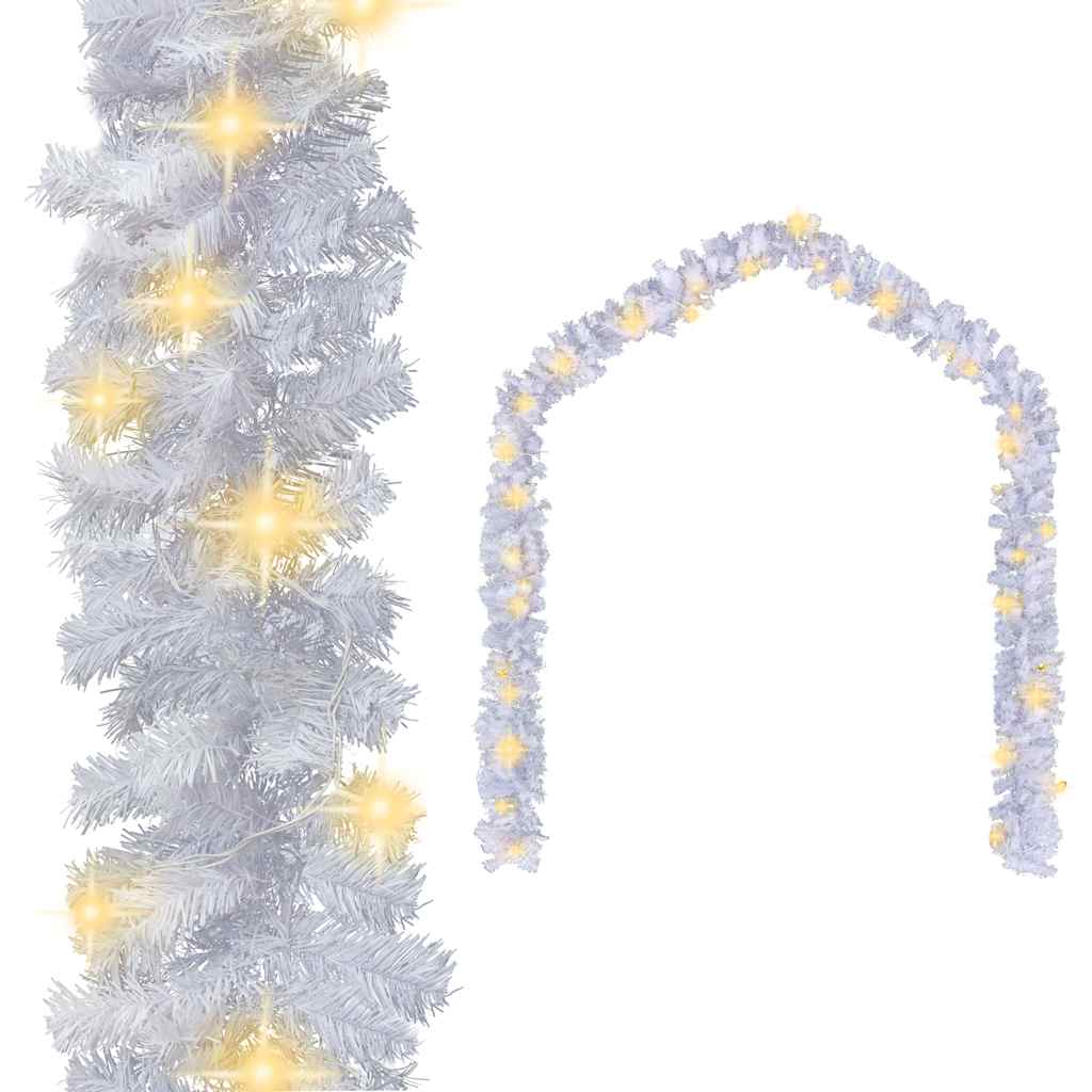 Vidaxl Garland de Noël avec des lumières LED 10 m blanc