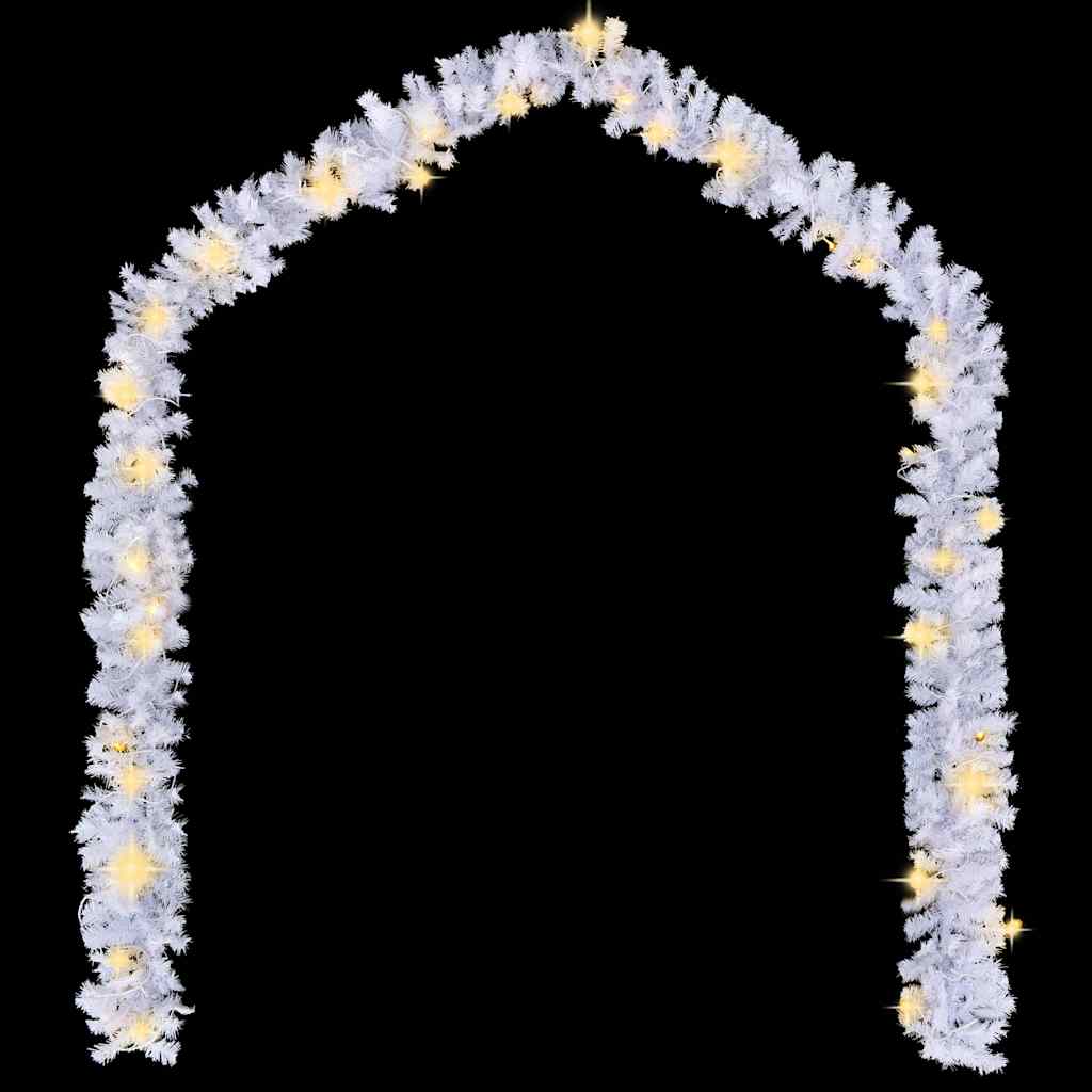 Vidaxl Garland de Noël avec des lumières LED 10 m blanc