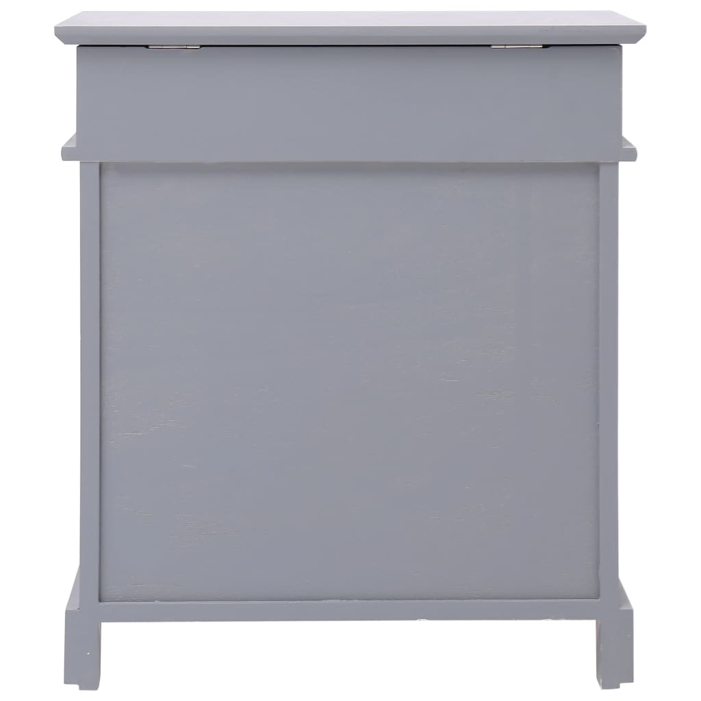 Vidaxl Schong Cabinet 50x2x58 cm Pauhownodhout Grey