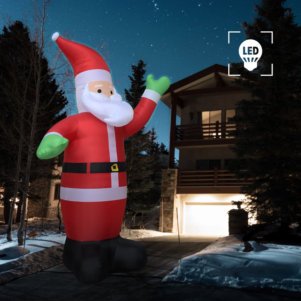 Vidaxl Santa Claus inflatable LED XXL IP20 600 cm