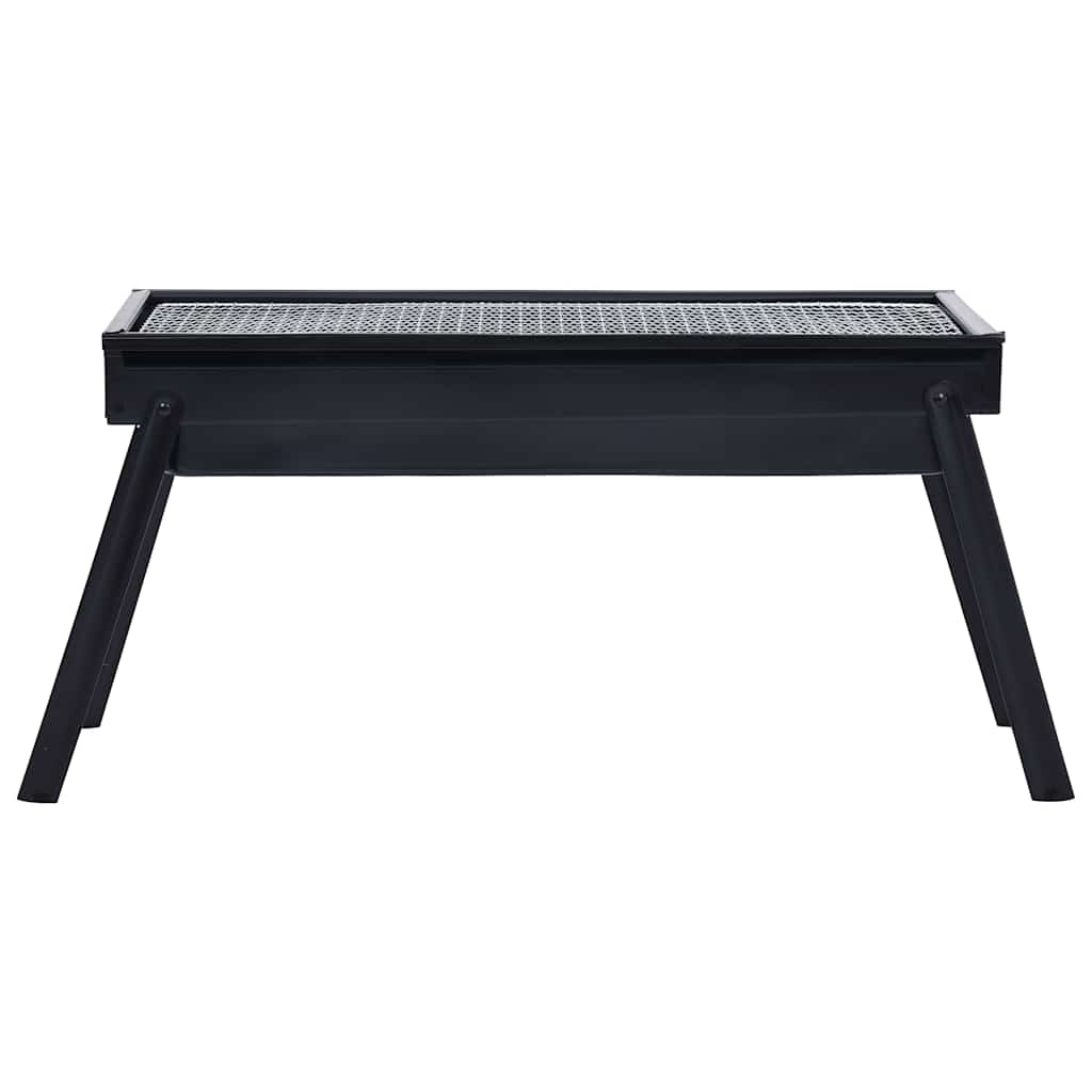 Vidaxl Campingbarbecue portatile 60x22.5x33 cm inossidabile